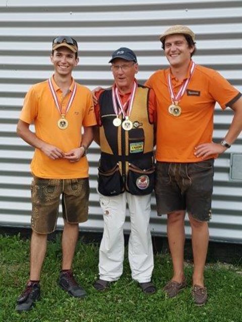 Voitsbergs Schützen konnten bei der Staatsmeisterschaft im Jagdparcours aufzeigen, holten viermal Gold und zweimal Silber. | Foto: KK