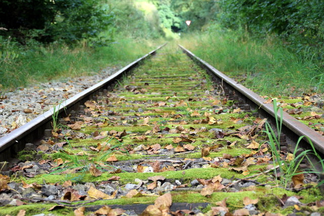 Eine nette Fotolocation die einst stark frequentierte Bahnstrecke Mistelbach - Hohenau .....