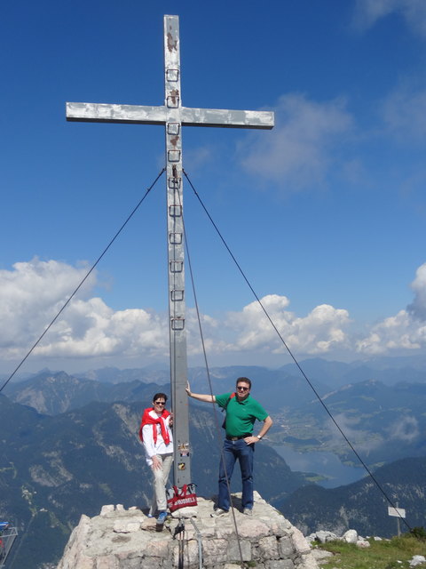Karla und Werner am Gipfel