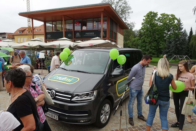 Markus Gogg von GU Taxi, Betreiber des „rufmi“-Busses.