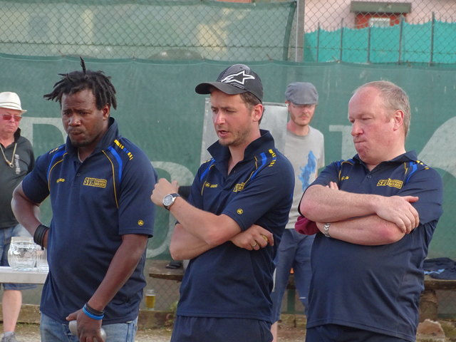 Mamadou Bah, Antoine Pinaton und Markus Preining sind am 24. September beim Petanque Bundesliga- Turnierfinale mit dabei. | Foto: privat