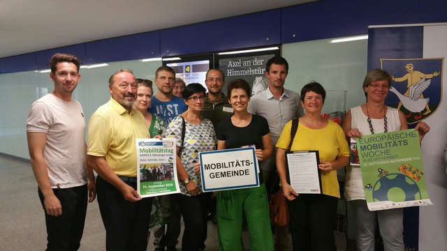 GR Daniel Kadletz, STR Manfred Trost, GRin Edith Vogel, GR Mathias Bratengeyer, GR Michael Hlawaty, GRin Beate Kainz, Bgm LA René Lobner, Margit Drescher, Vize Margot Linke | Foto: privat