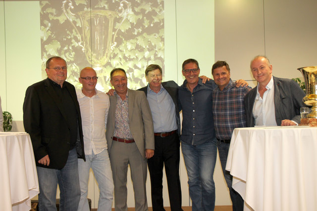 Beim Festakt in der Kaiserrast waren auch viele Spieler aus den 50er- bis 70er-Jahren zugegen und hatten so manche unterhaltsamen Schmankerln aus ihrer aktiven Zeit zu erzählen.