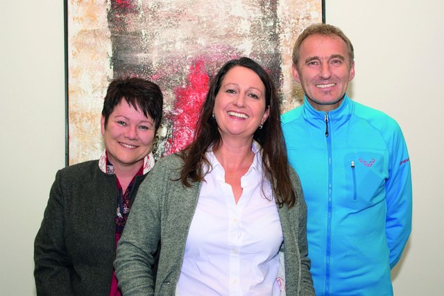 Vorstand des TVB PillerseeTal mit Obfrau Bettina Geisl (Mi.), Andrea Heigl und Rupert Fischer. | Foto: TVB PillerseeTal