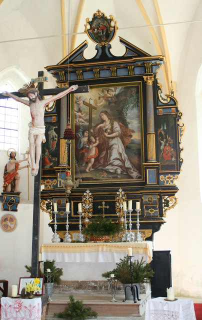 der barocke Hochaltar von St. Magdalena