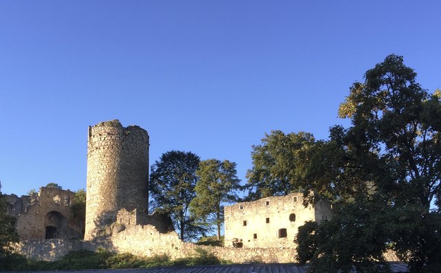 Abend auf der Burg Prandegg