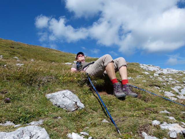 Kurze Rast am Schneeberg