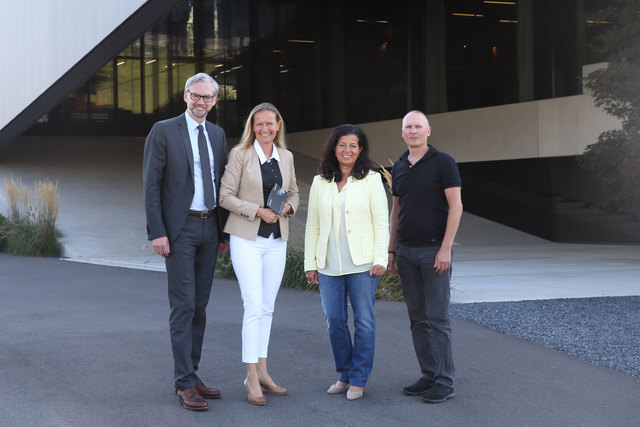 Von links: Michael Strugl, Birgit Kagerer-Wiesinger, Gabriele Lackner-Strauss und Herbert Steinbauer. | Foto: OÖVP