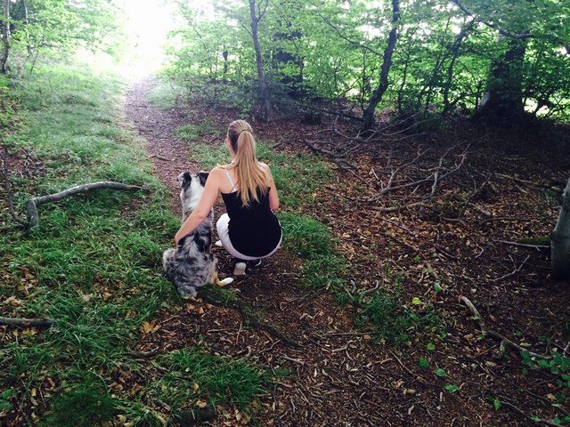 Beim Wandern auf der Rosalia