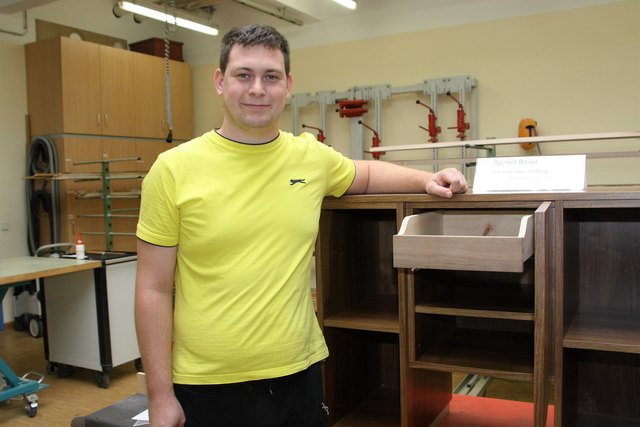 Der frischgebackene Facharbeiter Daniel Baier will jetzt den Zivildienst absolvieren.