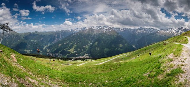 Bad Gastein: was für ein Ausblick :-)