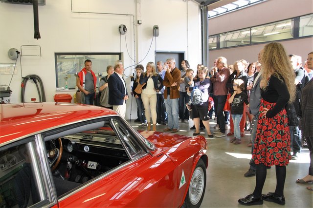 Die Besucher waren fasziniert von den ABZ-Lehrwerkstätten, wie hier in der Abteilung Kfz.