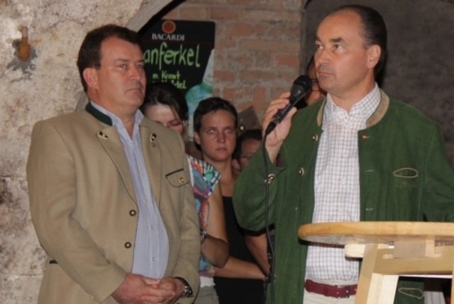 Bürgermeister Dr. Andreas Linhart mit Vbgm Matthias Müller