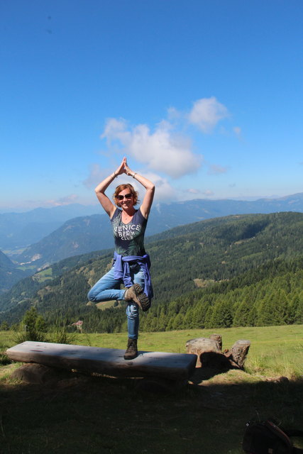 Yoga auf der Gerlitzen...;-))