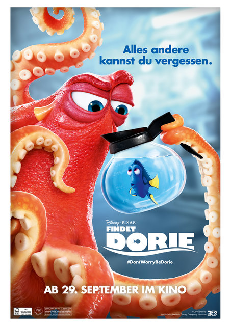 „Findet Dorie“ ist ab 29. September im Hollywood Megaplex PlusCity zu sehen. | Foto: Hollywood Megaplex PlusCity