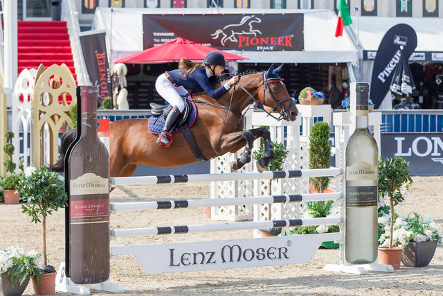 Josefina Goess-Saurau vom Reitclub Neumarkt/Raab und ihr Pferd Liliput punkteten beim Vienna Masters. | Foto: Michael Graf