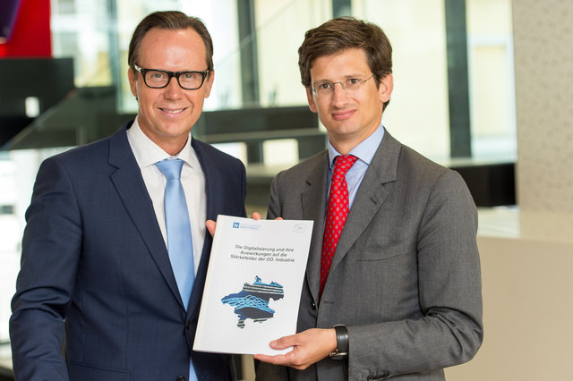 Industriellenvereinigungs-Geschäftsführer Joachim Haindl-Grutsch und Vizepräsident F. Peter Mitterbauer (v.l.).