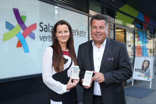 Allegra Frommer GF Salzburger Verkehrsverbund, LR Hans Mayr, | Foto: Neumayr