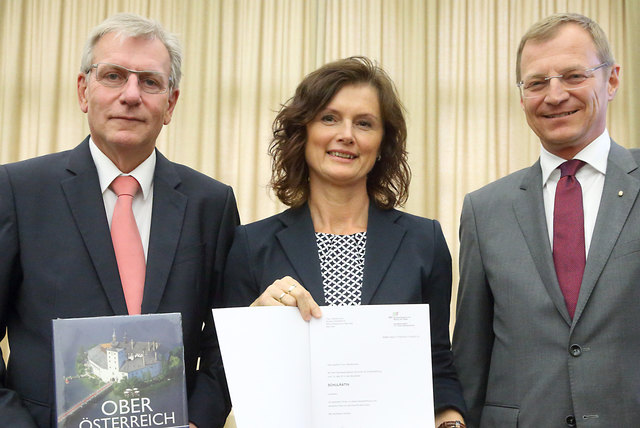 Enzenhofer, Hiesmayr und Stelzer (v.l.).