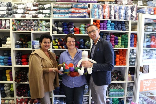 Die Abordnung zu Besuch bei Venier Alexandra. | Foto: WKO