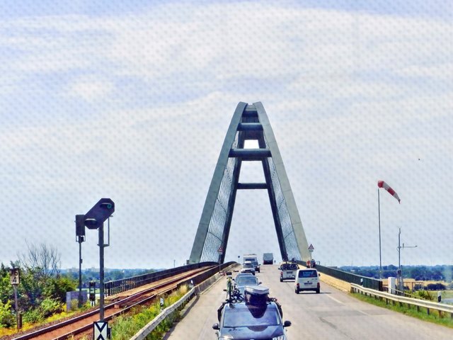 Brücke auf die Insel Fehmarn