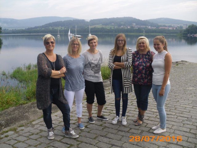 Die Kindergartenpädagoginnen aus Klaffer mit jenen aus Černá. | Foto: Foto: privat