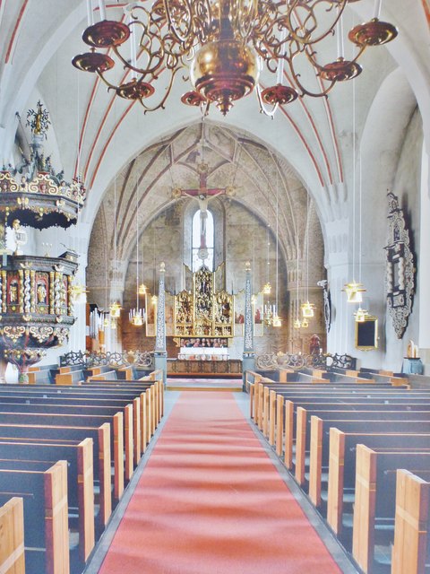 In der Kirche in Gammelstad