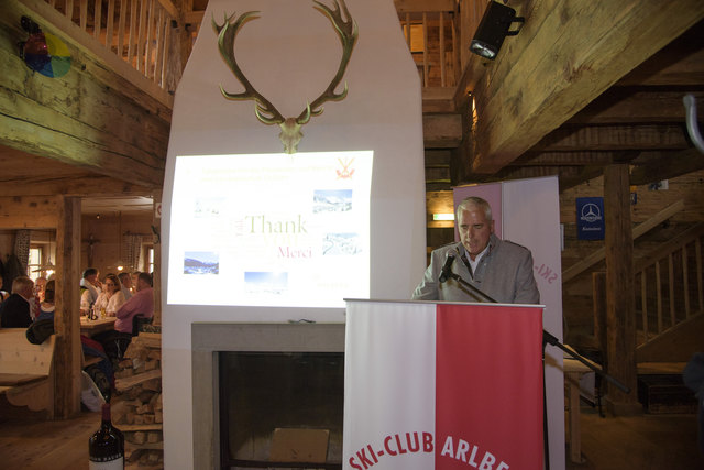 SCA-Präsident Josef Chodakowsky blickte bei der Generalversammlung zurück. | Foto: SCA