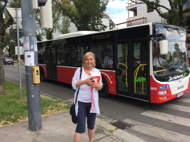 Unterschriftensammlerin Monika Stocker.