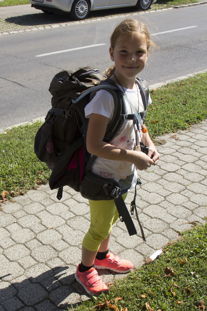 Rucksack, wo gehst du mit meiner Lisa hin?