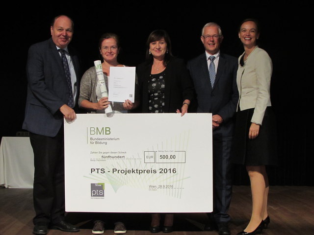 Gratulation an die PTS Prutz.