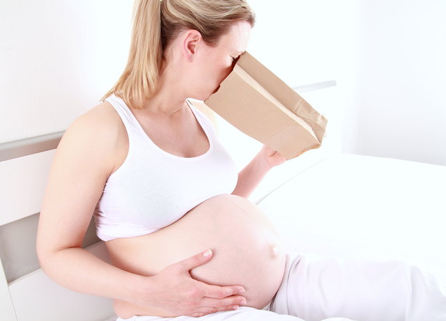 Übelkeit ist ein gutes Zeichen für die Gesundheit des Babys.