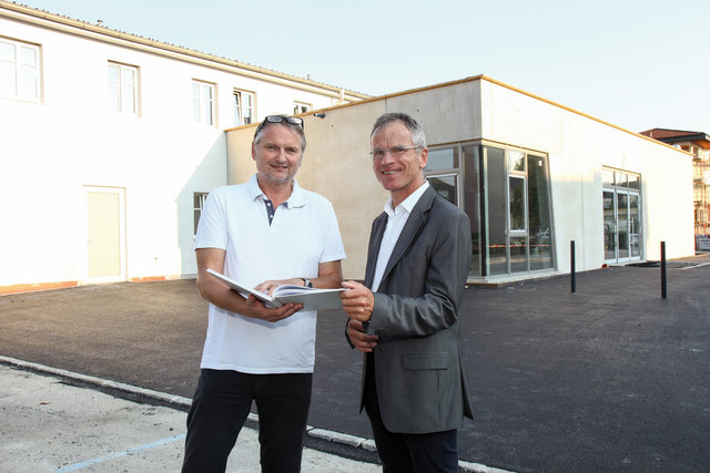 Kurt Oppenauer (l.) und Karl Hochgatterer (r.)