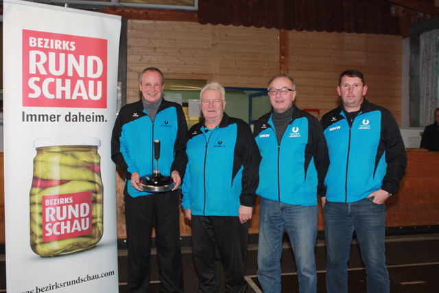 Christian Seeburger, Anton Schneeberger, Walter Spanlang und Walter Deixler werden beim Alpenpokal nochmal ihr Können zeigen. | Foto: Judith Kunde