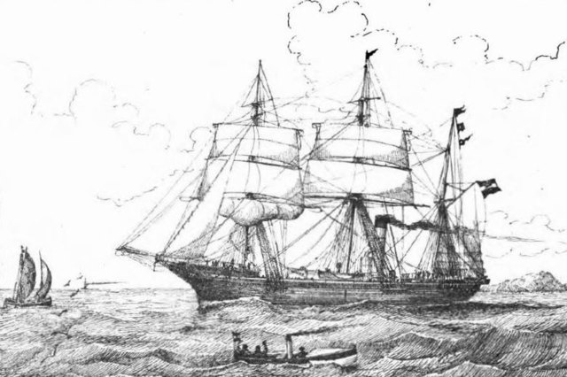 Die POLA, das österr. Forschungsschiff von 1891. | Foto: Internet