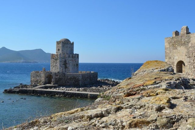 Bei der venezianischen Festung in Methoni an der Spitze des westlichen Fingers der Peloponnes. | Foto: Christian Haidinger