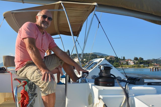 Felix Forster auf der Flybridge seiner EL GRECO IV. | Foto: Christian Haidinger