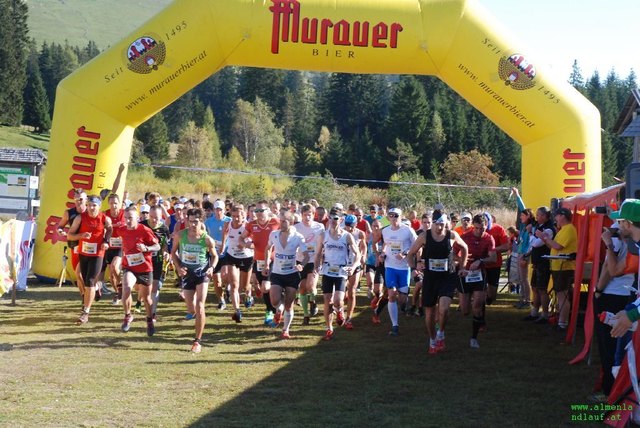 Start und Ziel beim Teichalmsee