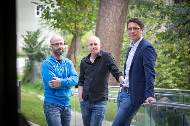 v.l.: Richard Hudeczek, Michael Fuchs und Bernd Maier. | Foto: Rubikon / Lunghammer