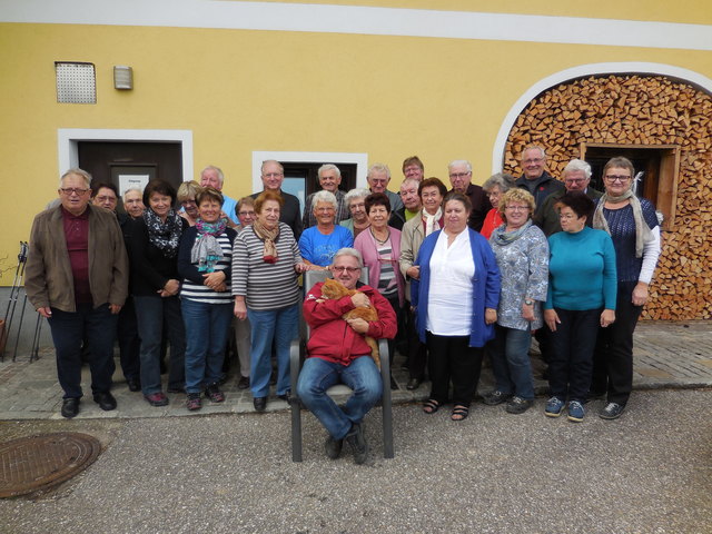 Die Wandergruppe im Jahr 2015