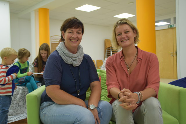 Die "Menschengärtnerinnen" Elisabeth Richter und Nina Gruy-Jany wollen Mauerbach neu beleben und vernetzen.