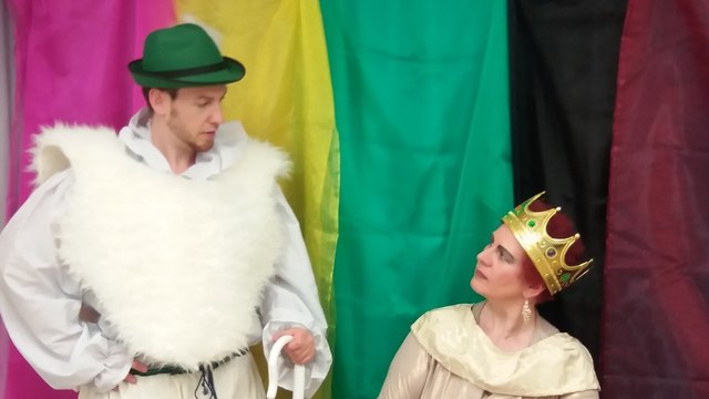 Der mutige Hirte - Probenfoto - Hirte und Königin
