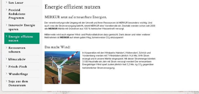 Was haben erneuerbare Energien mit "Energie effizinet nutzen" zu tun.