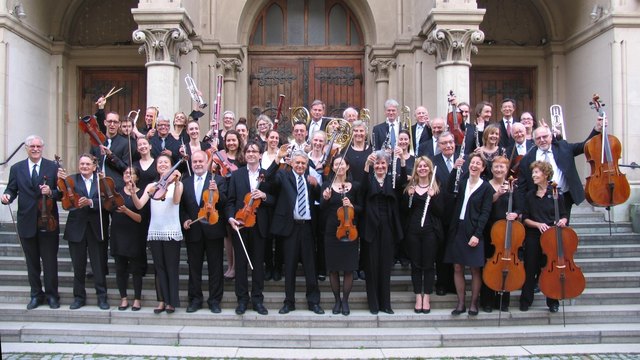 Orchester vor dem Konzert im Juni 2016