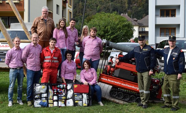 Die Sachsenburger Institutionen bedanken sich bei der Zech für die Spenden