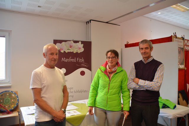 Manfred Fink mit Doris und Christian Gumpold aus Göstling.