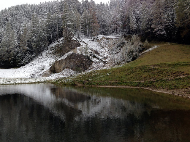 Und da kummt ma vur, is genau die Grenz zwischen Herbst und Winter (oder derzeit ebm die Schneefallgrenz)
