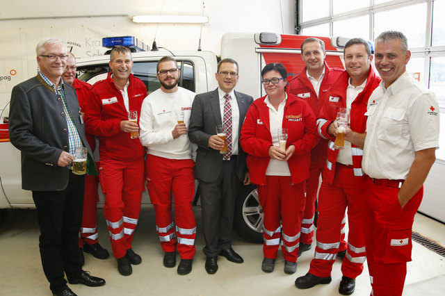Auch die Rettungskräfte informierten die zahlreichen Gäste.