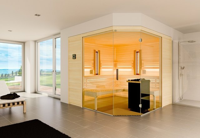 Foto: Sauna + Spielplatzbau