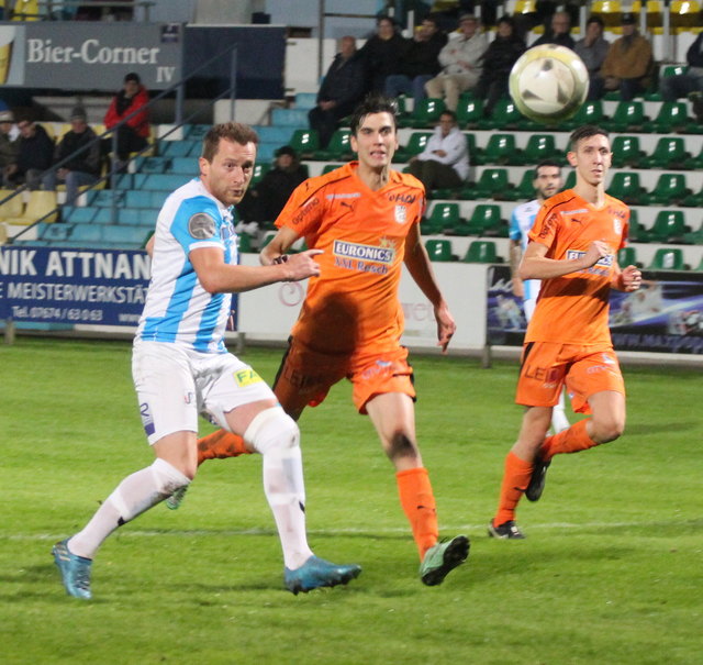 Der Ausgleich zum 1:1 durch Edis Nadarevic in der 40. Minute.